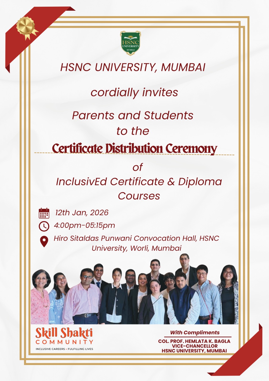 Certificate Distribution Ceremony